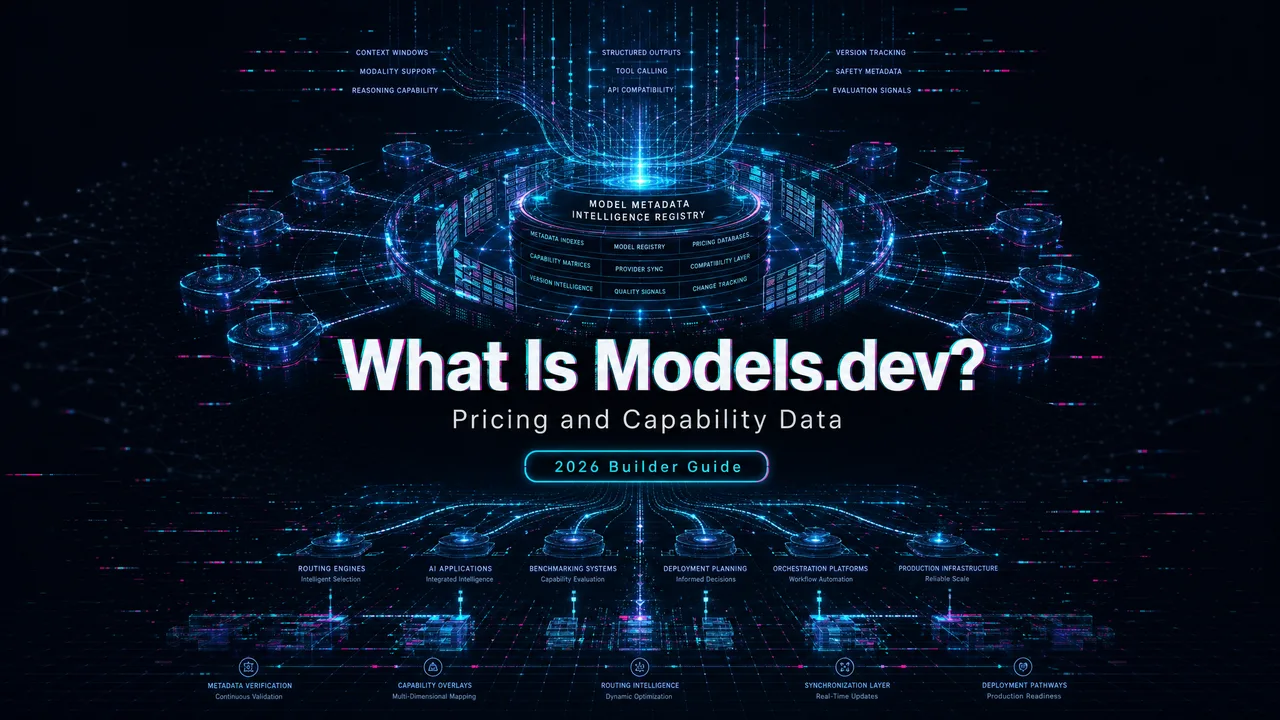 What Is Models.dev? Pricing and Capability Data