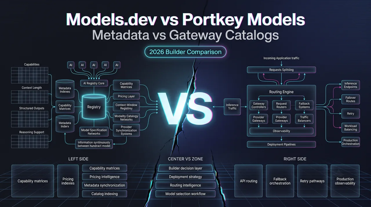 Models.dev vs Portkey Models: Metadata vs Gateway Catalogs