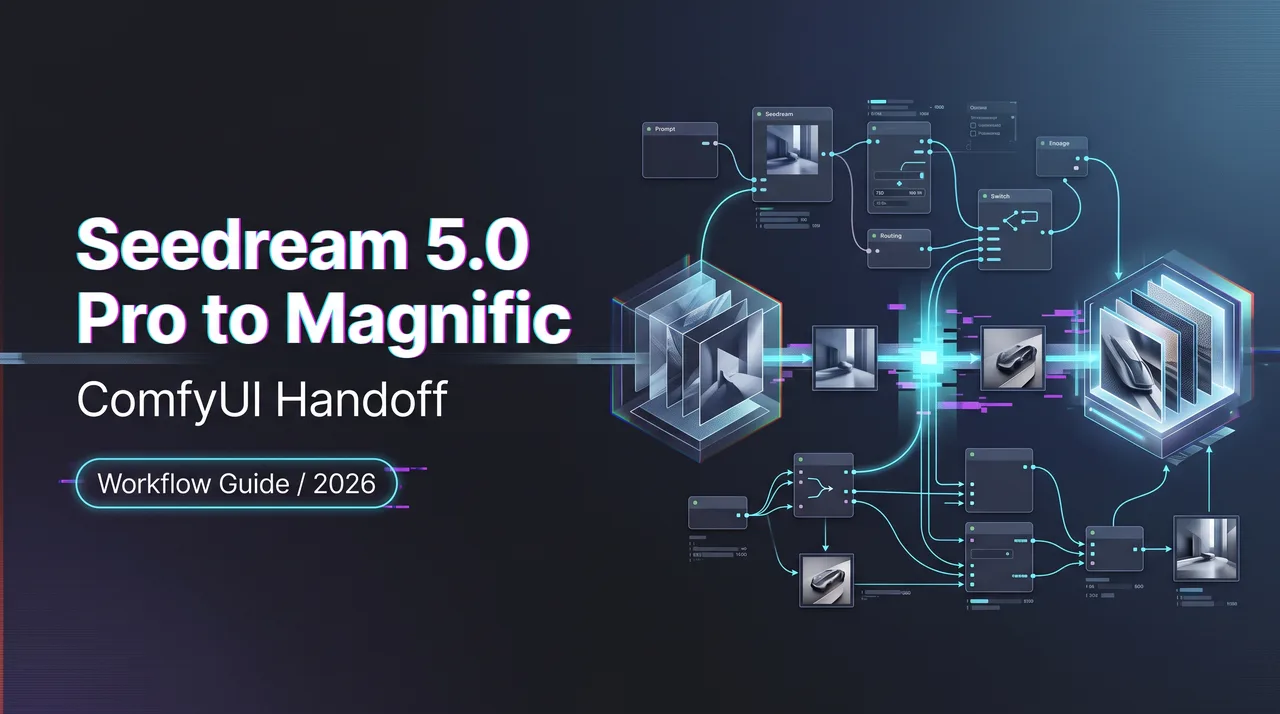 Seedream 5.0 Pro to Magnific: ComfyUI Handoff