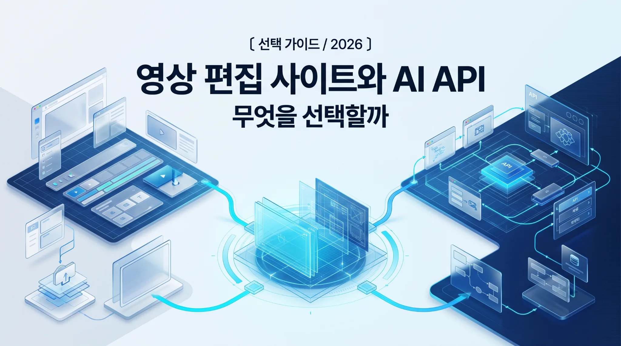 영상 편집 사이트와 AI API: 무엇을 선택할까