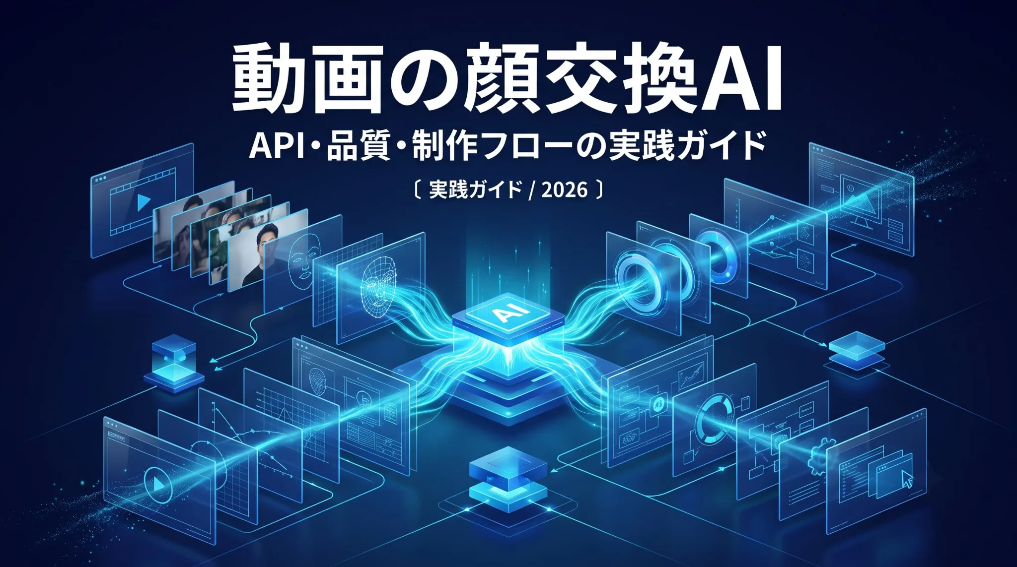 動画の顔交換AI：API・品質・制作フローの実践ガイド