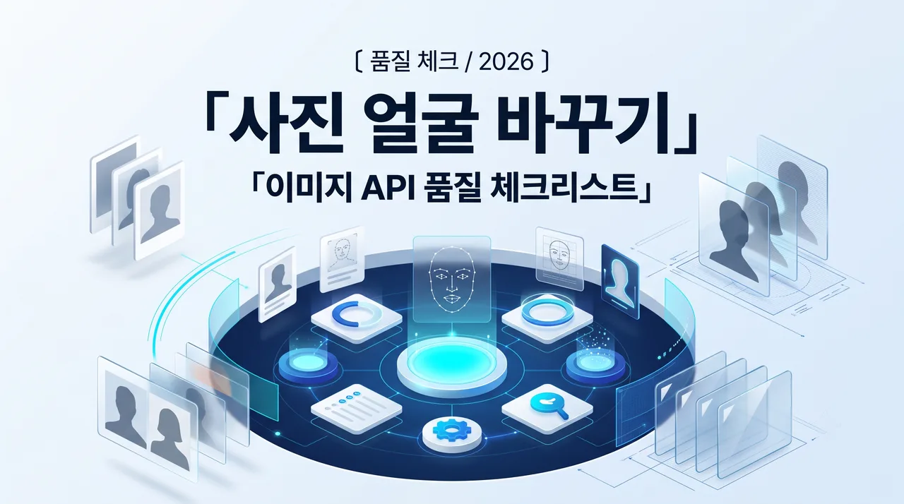 사진 얼굴 바꾸기: 이미지 API 품질 체크리스트