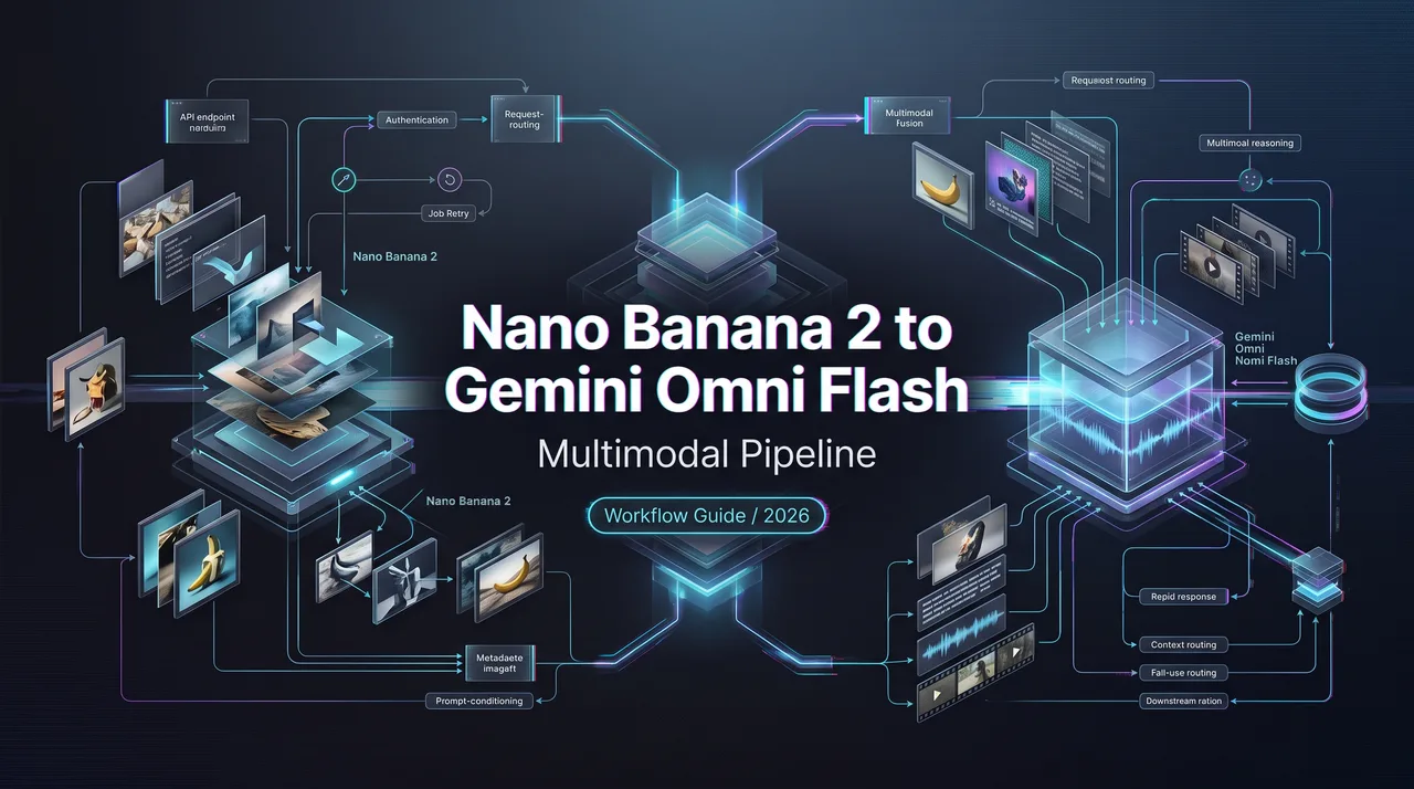 Nano Banana 2 to Gemini Omni Flash Pipeline