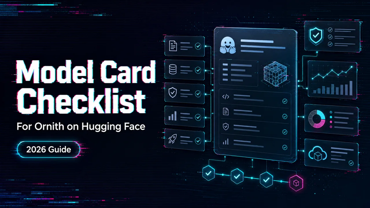 Ornith Hugging Face Model Card Checklist