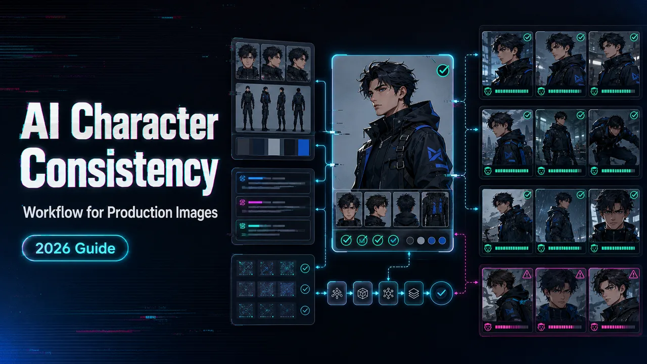 AI Character Consistency Workflow for Production Images