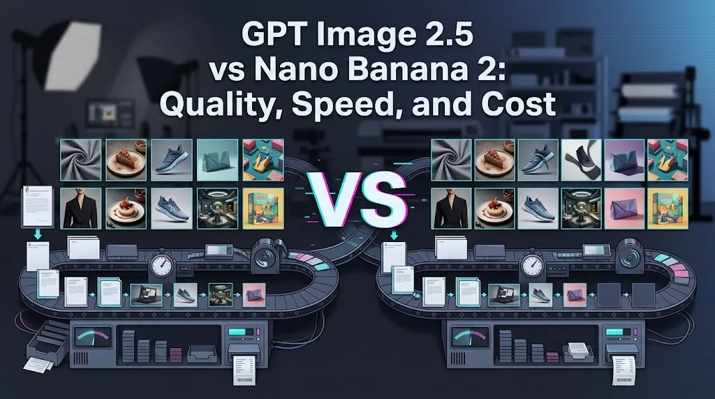 GPT Image 2.5 vs Nano Banana 2: Quality, Speed, and Cost
