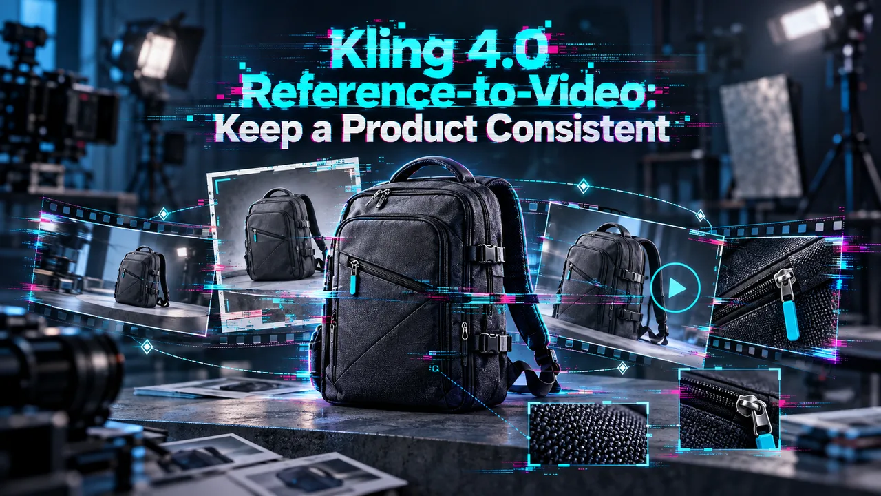 Kling 4.0 Reference-to-Video: Keep a Product Consistent