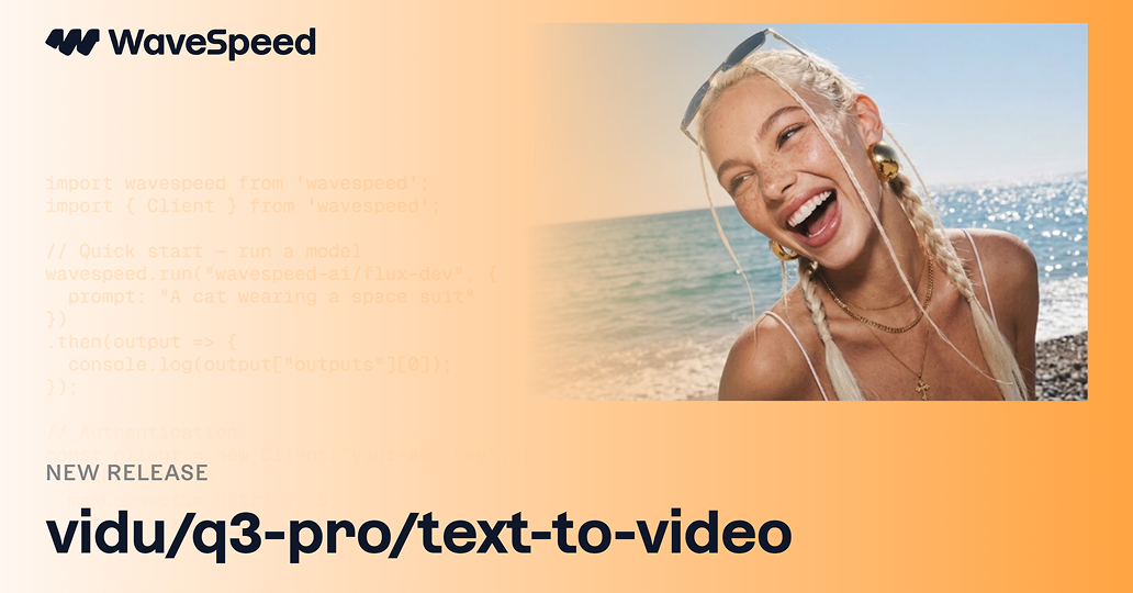 Vidu Q3 Pro Text to Video | Powerful Text-to-Video API | WaveSpeedAI