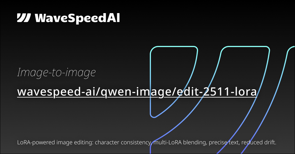 Qwen Image Edit 2511 LoRA | Custom Style Image Editing | WaveSpeedAI