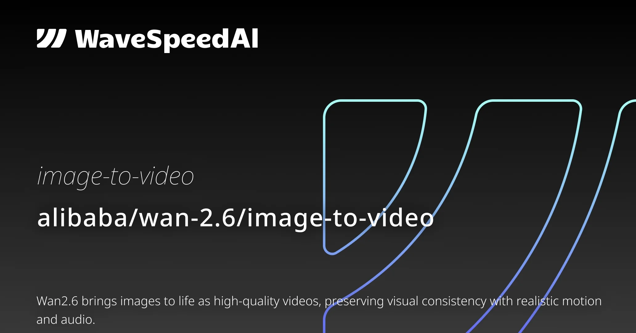 Wan 2.6 Image to Video | Fast Image-to-Video API | WaveSpeedAI