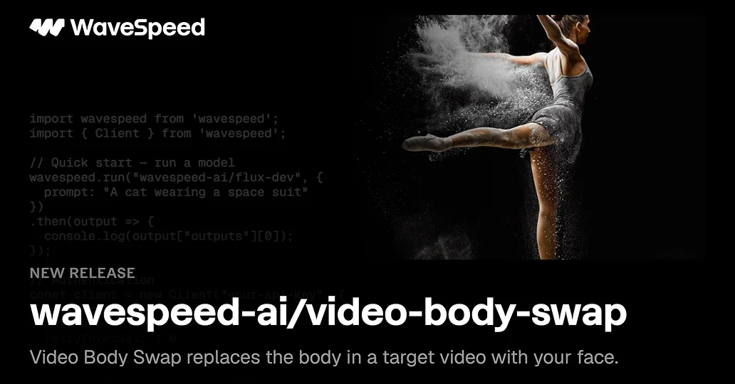 Video Body Swap | AI Portrait Transfer API | WaveSpeedAI