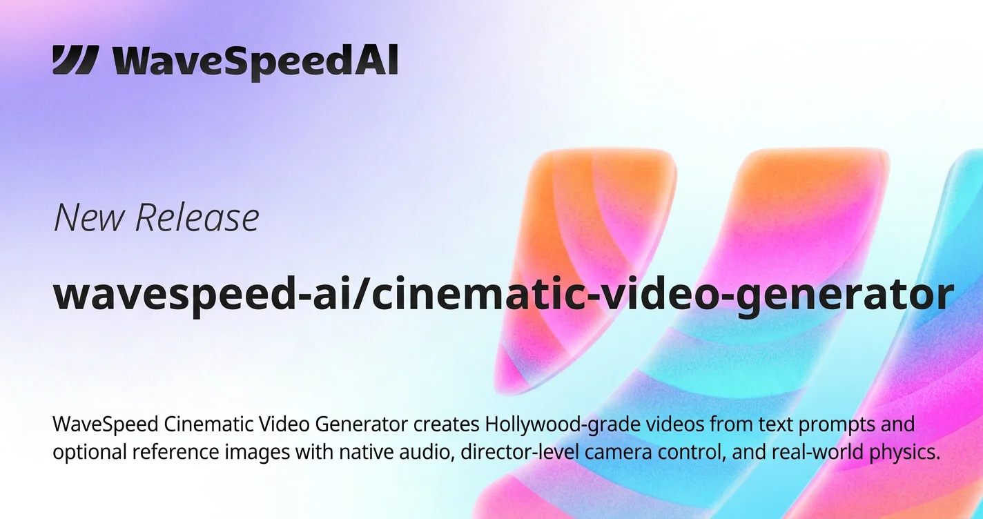 Cinematic Video Generator | Powerful Text-to-Video API | WaveSpeedAI