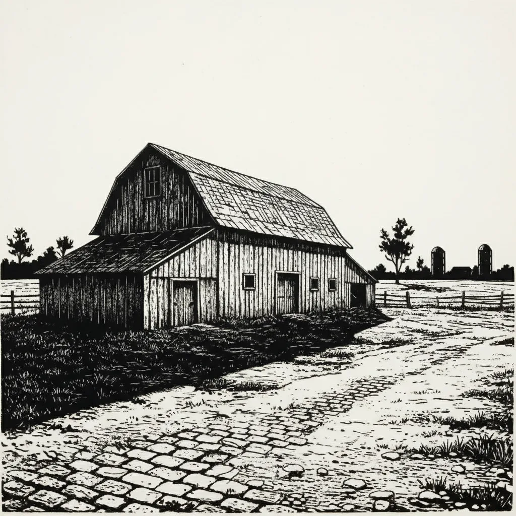 Linocut example 2