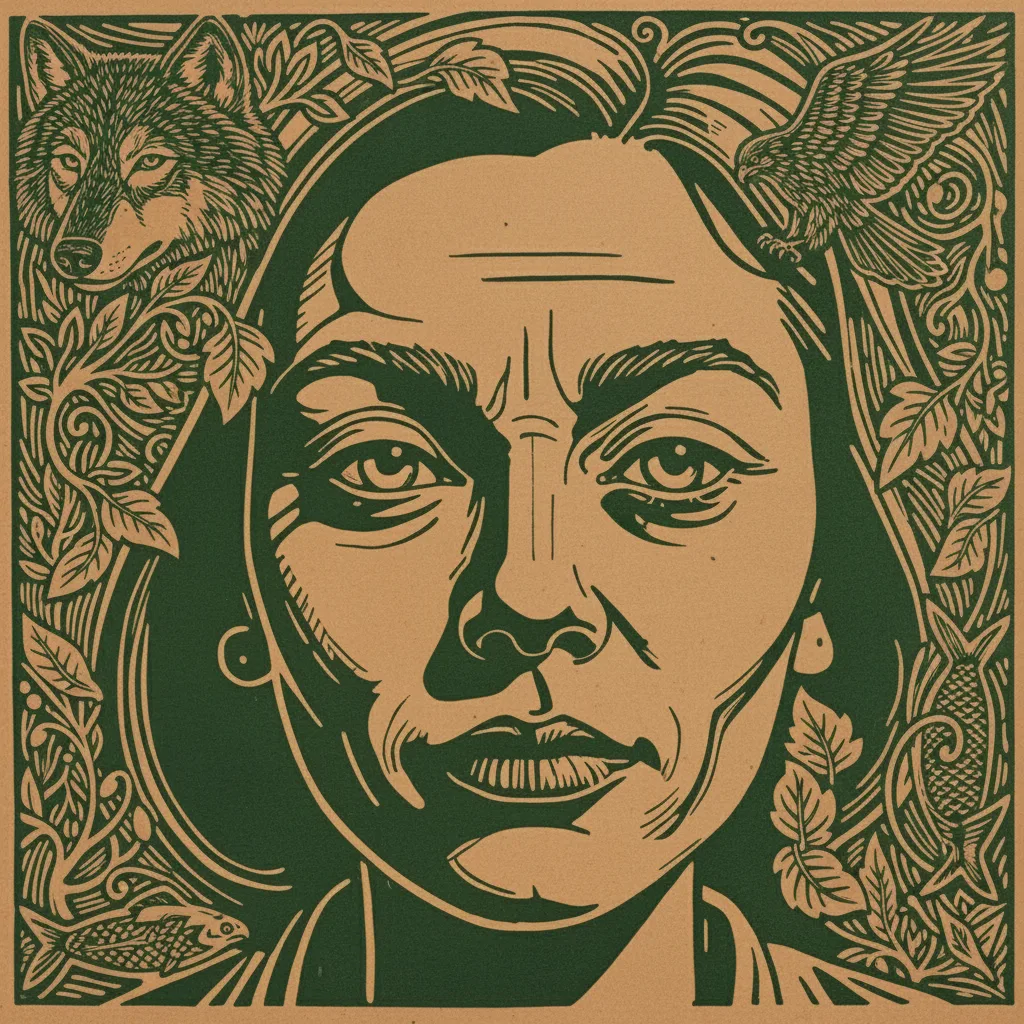 Linocut example 5
