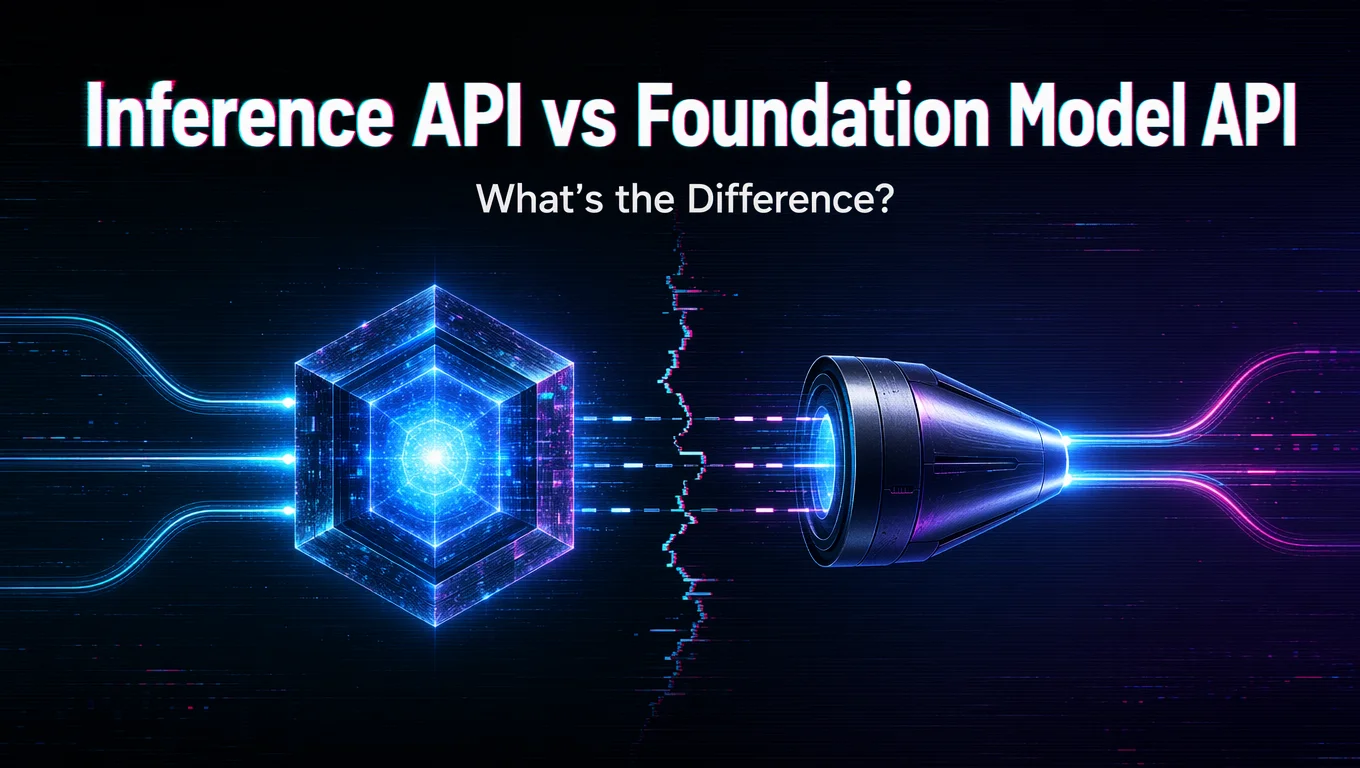 What Is the Difference Between an AI Inference API and a Foundation Model API?