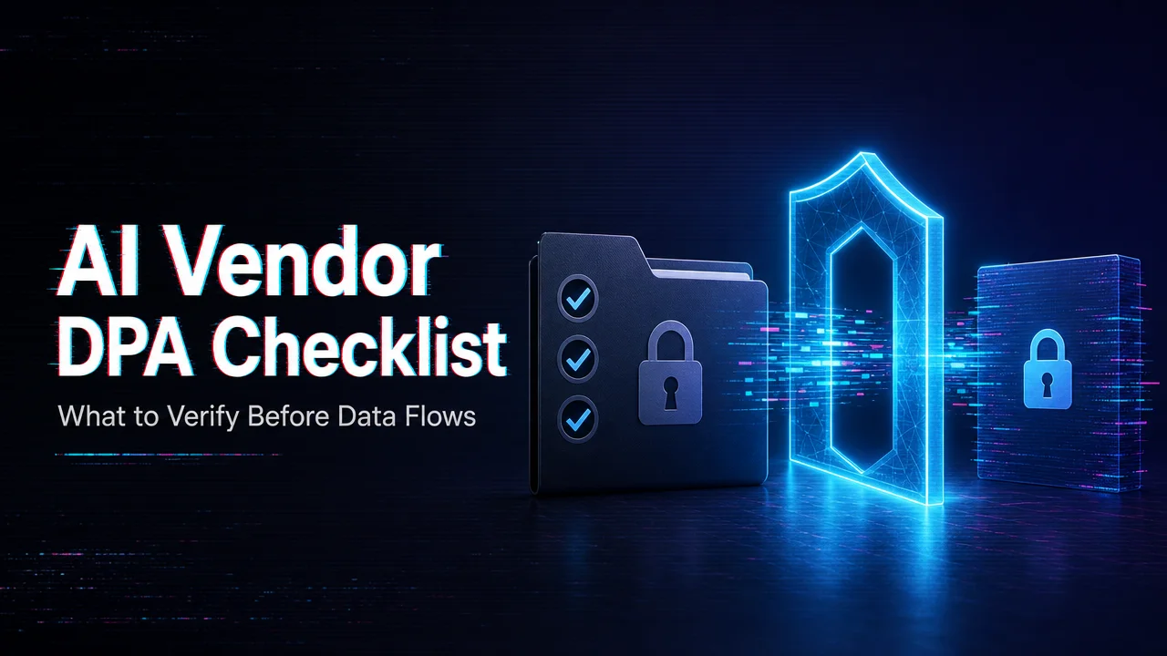 What Should an AI Vendor DPA Requirements Checklist Include?