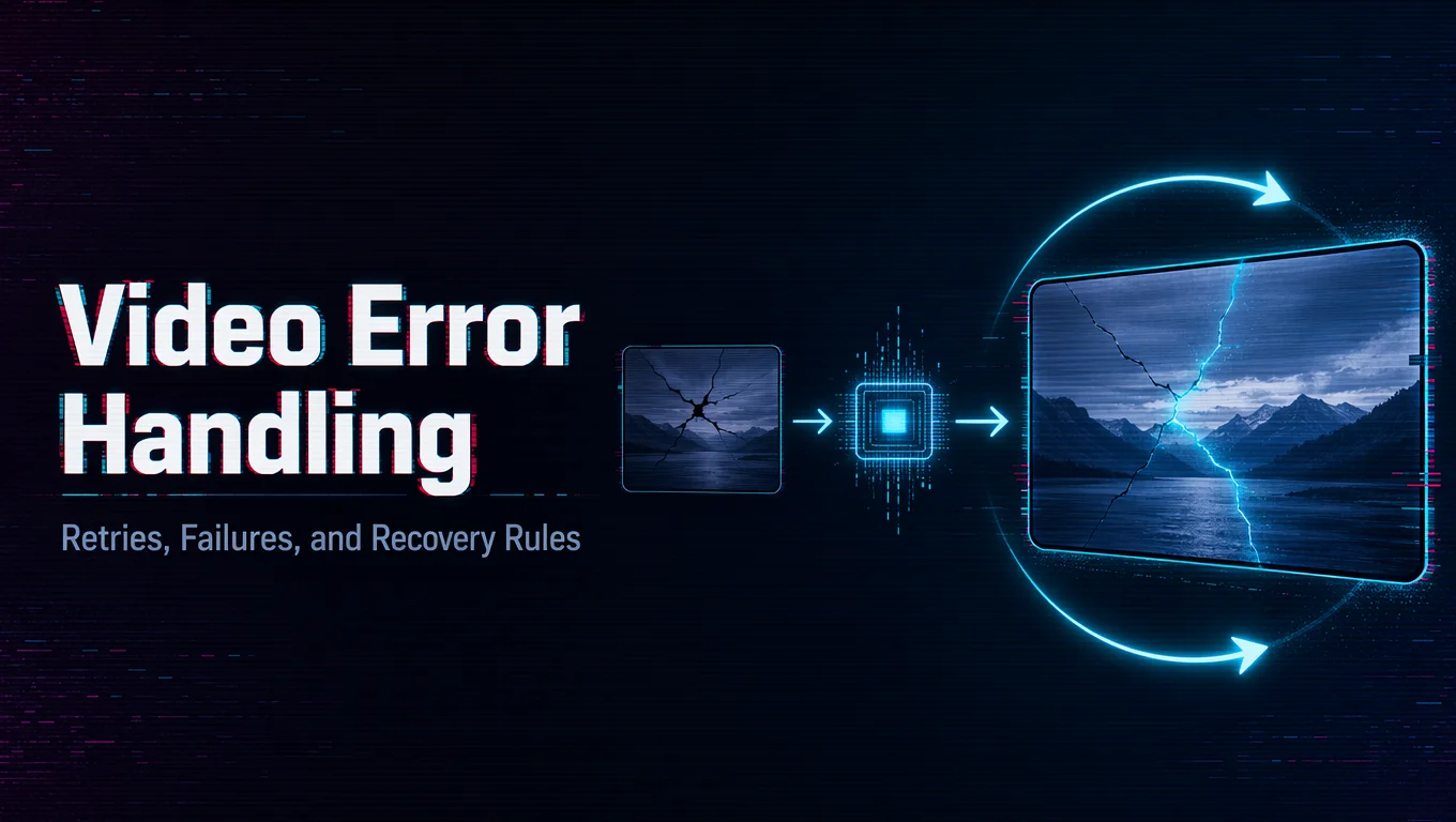 What Are Best Practices for AI Video Generation Error Handling?