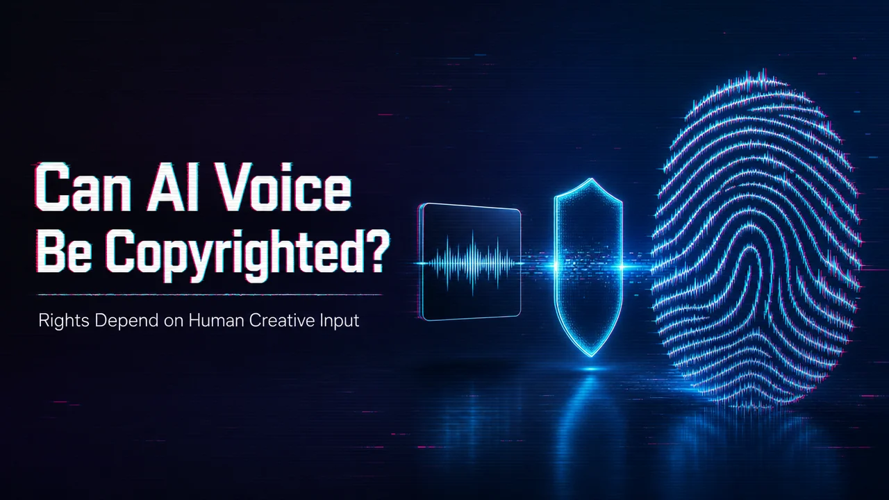 Can AI Generated Voice Be Copyrighted?