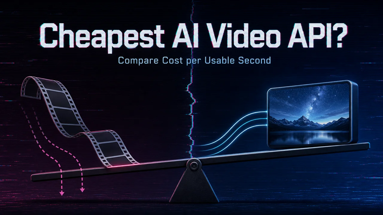 Which Is the Cheapest AI Video Generation API in 2026?
