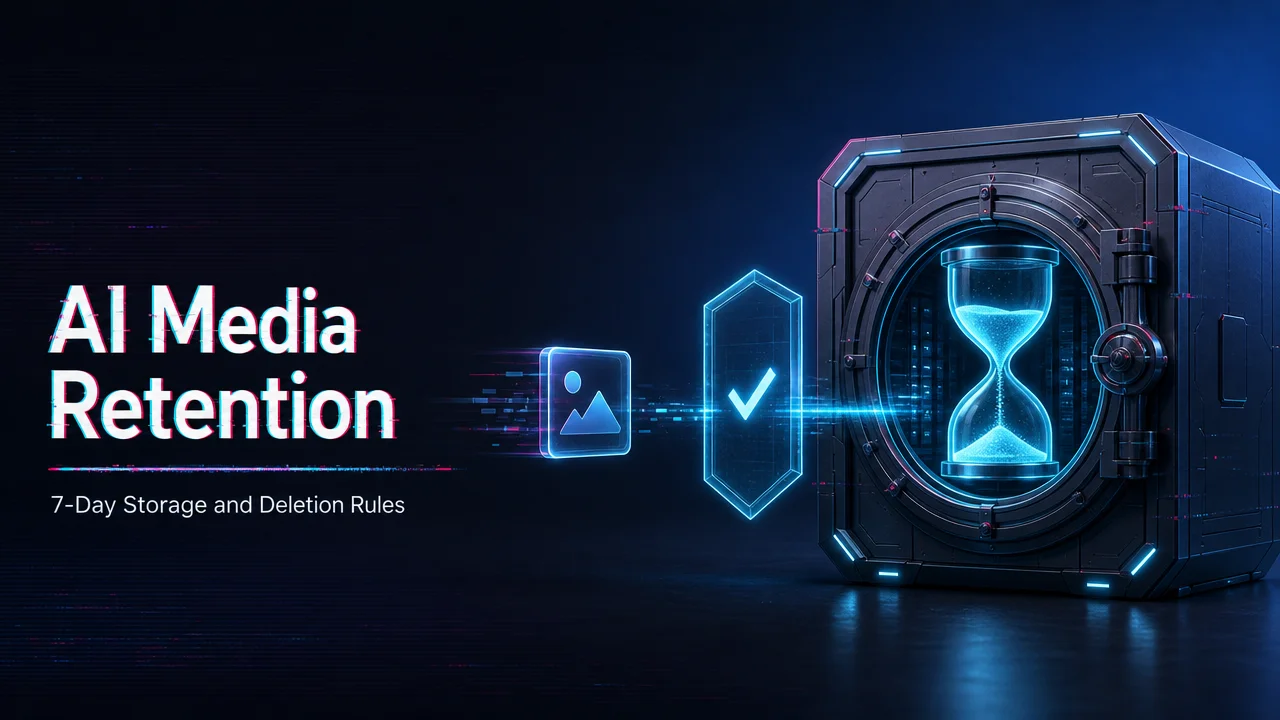 What Should a Data Retention Policy Say About How Long AI Generated Media Is Stored?