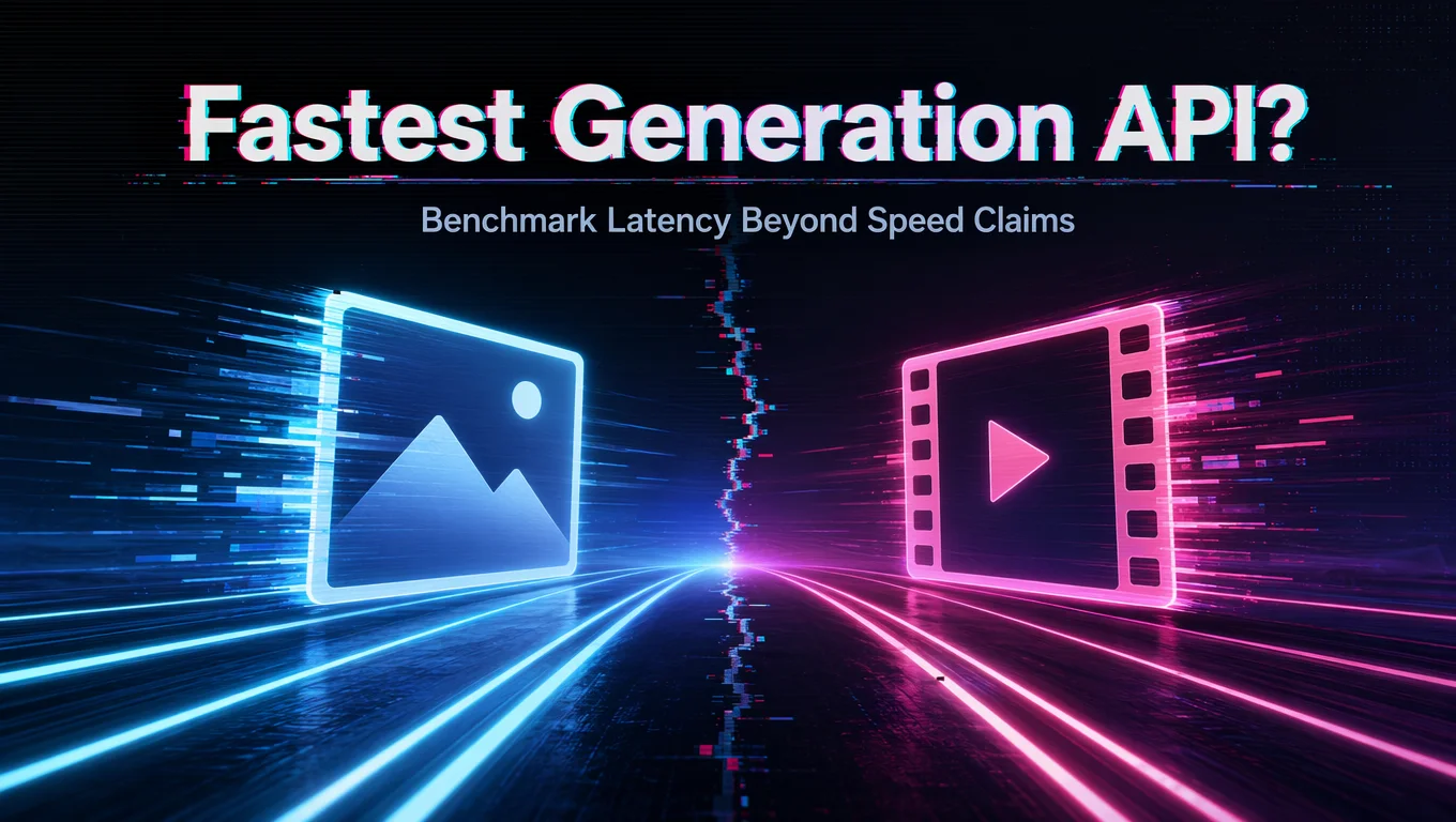 Which AI Image and Video Generation API Is Fastest?