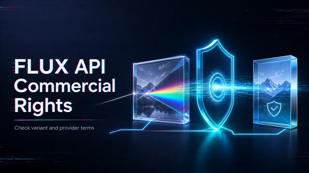What Does the Flux API Commercial Use License Allow?