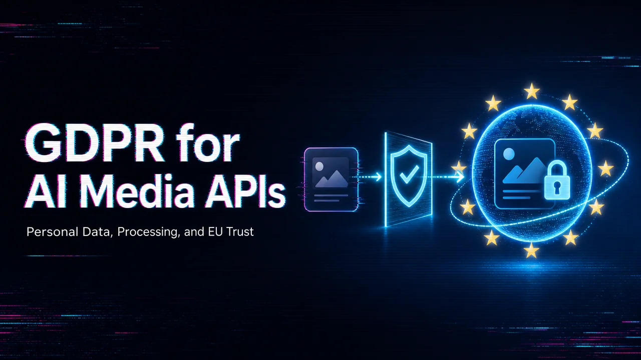 What Does GDPR Compliance Require for AI Media Generation APIs?