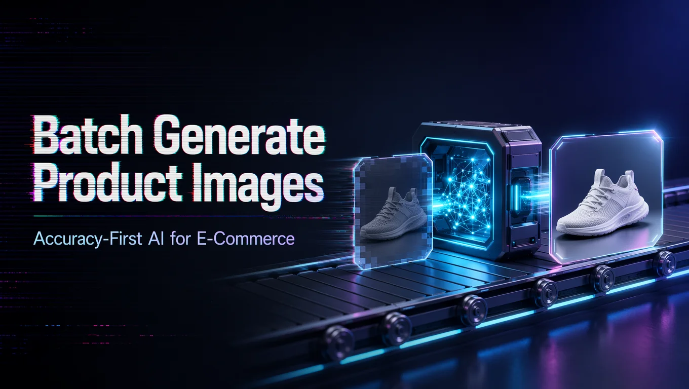 How Can You Batch Generate Product Images with AI for E-Commerce?