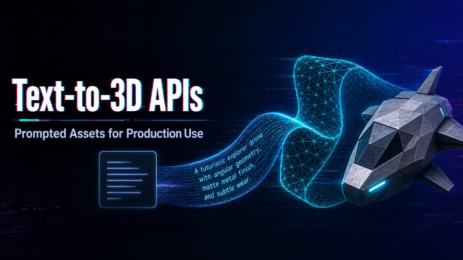 What Are Text-to-3D API Access Options and Use Cases?