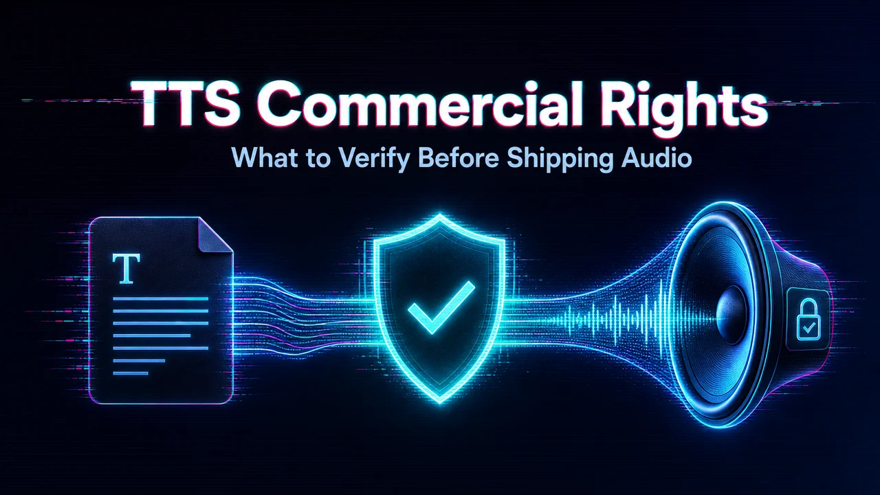 What Commercial Use Rights Apply to Text-to-Speech APIs?