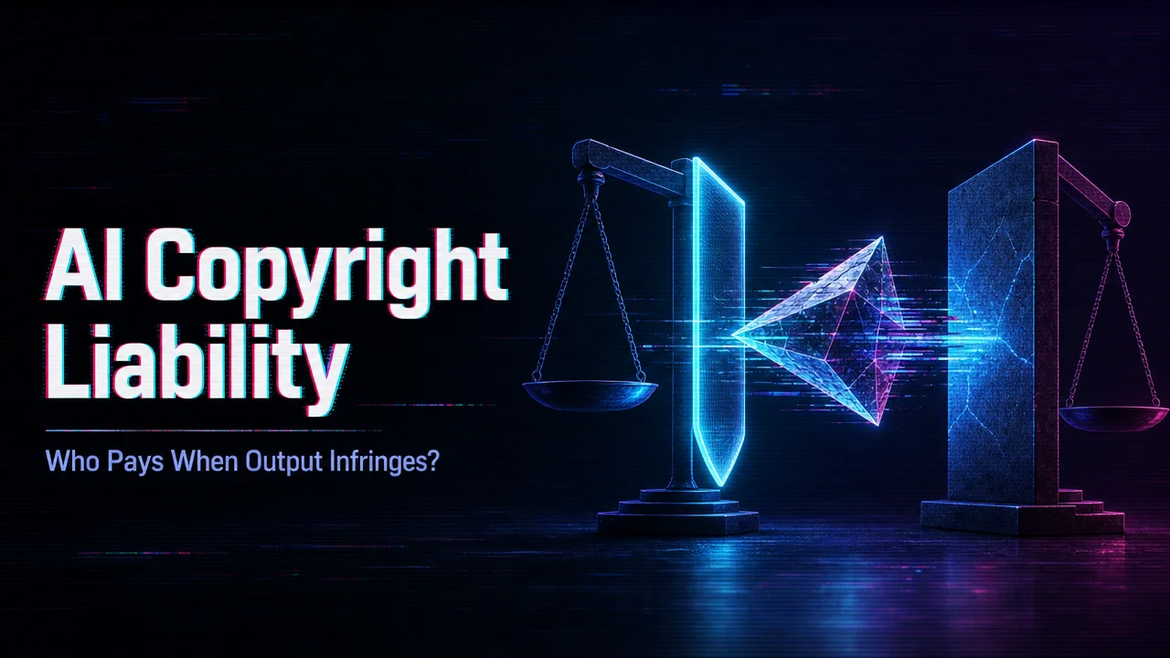 What Happens if AI Output Infringes Copyright: Who Is Liable?